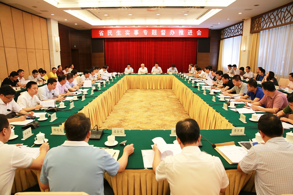 省民生实事专题督办推进会1